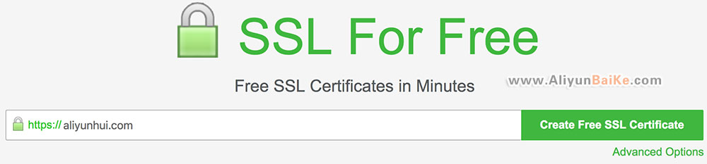 SSL FOR FREE申请免费ssl证书