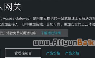 阿里云智能接入网关详解