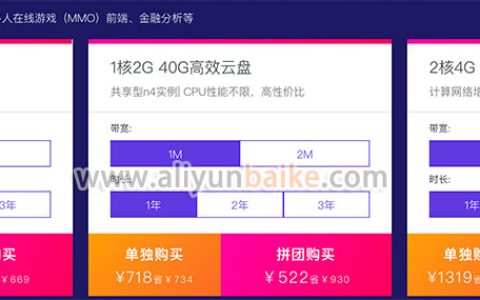 阿里云全民云计算拼团购买更优惠！