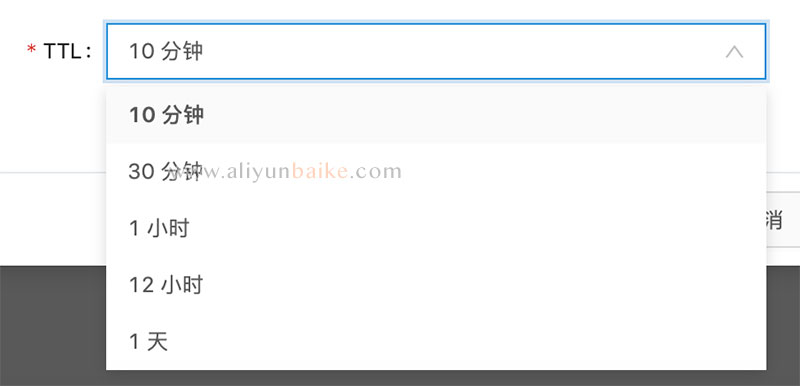 阿里云DNS域名解析TTL