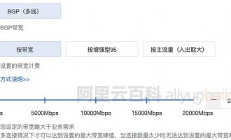 阿里云公网带宽最大可选20000Mbps（2万兆带宽）