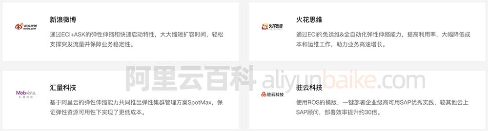 阿里云服务器客户案例