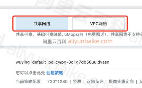 阿里云无影云手机网络类型“共享网络”和“VPC网络”区别怎么选？