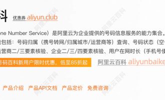 阿里云号码百科二要素和号码三要素是指什么？