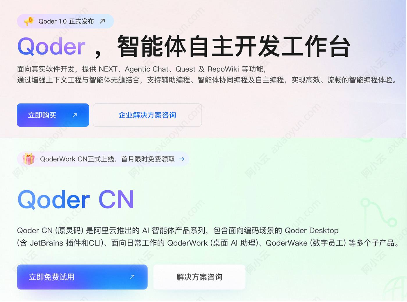 阿里云Qoder CN和Qoder区别对比